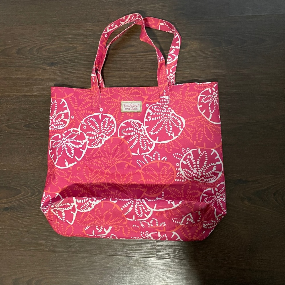 Lilly Pulitzer for Estée Lauder tote bag